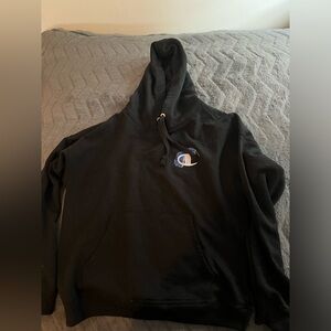 Black Champion Hoodie Size M
